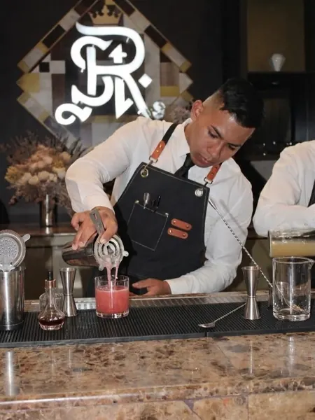 Coctel de autor servido